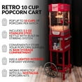 thumbnail image 5 of Nostalgia Electrics PC530CTRR Retro Popcorn Cart, Red, 5 of 5
