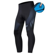 Cycling Pants Men Padded Bike Riding Leggings Road Biking Tights Gray L