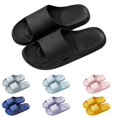 thumbnail image 2 of NOKIO Clearence Women’s PVC Bathroom Slippers Thick Non-Slip Sole Ultra-Soft Indoor Slides Odorless House Shoes for Home & Hotel Comfort, 2 of 6