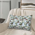 thumbnail image 5 of Lsque Mallard Ducks And Roses Pattern Pillow Case – Soft & Cozy Throw Pillow Cover, Hypoallergenic Cushion Case for Sleeping Women with Envelope Closure-20"x30", 5 of 6