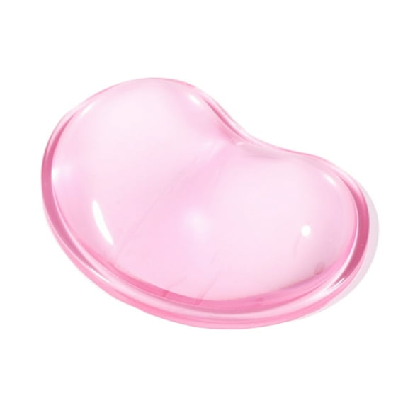 Comfort Gel Computer Mouse Hand Wrist Rests Support Cushion Pad Fashion Silicone Heart-shaped Wrist Pad for PC Laptop
