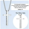 thumbnail image 3 of Cross Necklace Gifts for Man Christian Religious Gift for Man on Birthday Christmas Fathers Day Baptism, 3 of 6