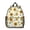 Sunflower and Daisy, variant on Sunflower White Pattern Backpack for School, Cute School Bag with Adjustable Shoulder Straps and Padded Back, 13.8"x11.4"x6"