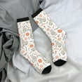 thumbnail image 5 of Picia Flower Rabbit Print Athletic Socks for Men & Women – Cushioned Moisture-Wicking Crew Socks for Sports, Running, and Training, Soft & Breathable Size 5-11, 5 of 6
