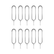 Linyer 10pcs Phone SIM Card Pin Opening Key Tool Cards Removal Accessories Repair Accessory Ejector Tools for Repairing Maintenance Use