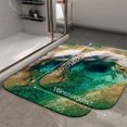 thumbnail image 6 of 1pc Deep Well in Clear Water Absorbent Non-Slip Bathroom Thickened Flannel Rug Decor,Soft,Quick Drying,Suitable For Indoor/outdoor Use,Bathrooms,Bedrooms,Kitchens,Terrace,Laundry Rooms,16"x24", 6 of 9