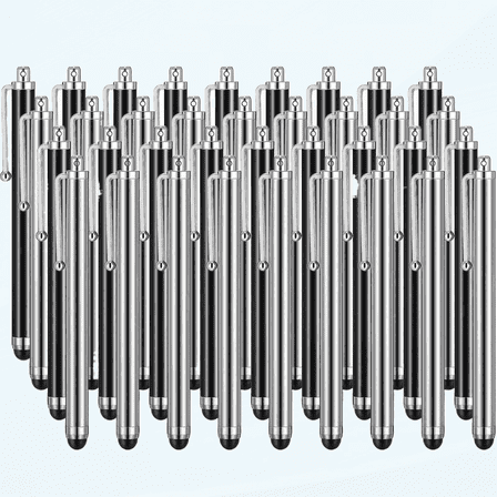 Stylus Pens for Touch Screens,Stylus Pen Set of 36 for Universal Capacitive Touch Screens Devices, Compatible with iPhone, iPad, Tablet (Black, Silver)