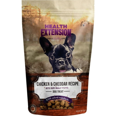 UPC: 0661799861175 | Health Extension Bully Puffs (Chicken & Cheddar)