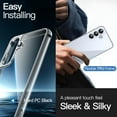 thumbnail image 5 of JETech 5 in 1 Case for Samsung Galaxy S25 5G with 2-Pack Each Tempered Glass Screen Protector and Camera Lens Protector, Non-Yellowing Shockproof Bumper Phone Cover (Clear), 5 of 7