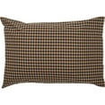 thumbnail image 4 of VHC Brands Black Check Star, Cotton, 21x30, Standard Pillow Case, Set of 2, Black, 4 of 4