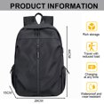 thumbnail image 2 of Office notebook backpack, suitable for 14-inch ultra-thin notebook, waterproof college student bag, 2 of 5