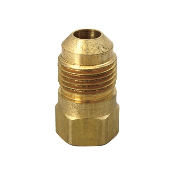 JMF 4506325 3/8 in. Flare T X 1/2 in. D FIP Brass Adapter (Pack 5)