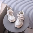 thumbnail image 4 of Owordtank Kids Girls' Boots Children's Boots Outdoor Boots Girls' Plush Short Boots Boys' boots, 4 of 8