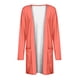 thumbnail image 4 of Puntoco Blusa casual de manga larga de color para mujer con cárdigan de bolsillo Puntoco Puntoco-1, 4 of 5
