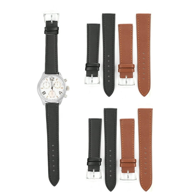 Correa De Reloj De Repuesto Con Hebilla Universal De Cuero PU De 4 Piezas