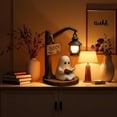 thumbnail image 5 of Jollup Cute Ghost Reading Lantern, 3D Resin Ghost Reading Book Lamp with Warm Glow, Halloween Night Light Figurine (1pc), 5 of 9