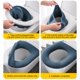 thumbnail image 5 of Funda para asiento de inodoro - Calentador de asiento de inodoro de tela gruesa y de felpa para asientos de inodoro redondos y alargados - Lavable, 5 of 6