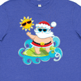 thumbnail image 4 of Inktastic Surfing Santa Youth T-Shirt, 4 of 5