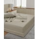 thumbnail image 2 of Casa Platino Sábanas California King con Bolsillos Profundos: Sábanas de Algodón de 450 Hilos, Tejido de Satén Suave, Sábana Ajustable Totalmente Elástica de 15", Ropa de Cama de Hotel de Lujo - Lino, 2 of 6