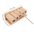 thumbnail image 2 of Blocs d'Instruments de Percussion en Bois Khaki Éducation Musicale Précoce pour Enfants, 2 of 8