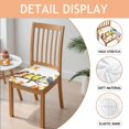 thumbnail image 2 of Fall and Birds Seat Covers for Dining Room Chairs Set Of 4,Stretch Printed Washable Chair Seat Cover with Elastic Ties and Button,Removable Waterproof Couch Cushion Covers, 2 of 6