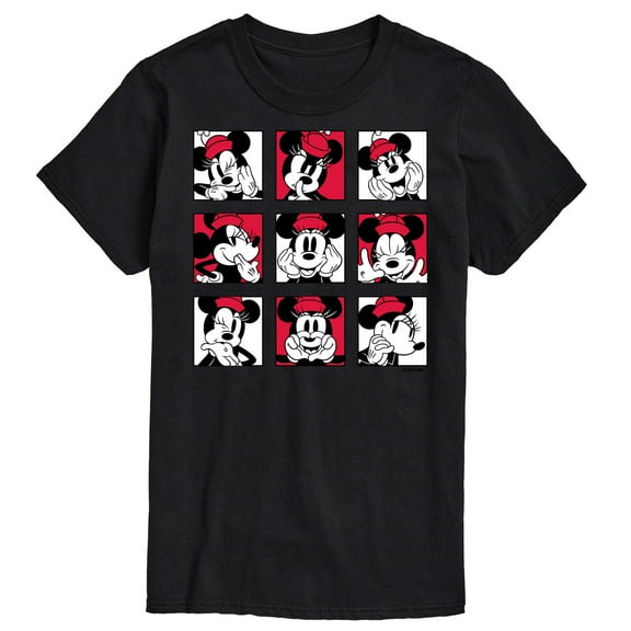 Mickey & Friends - Minnie Grid - Men's Short Sleeve Graphic T-Shirt