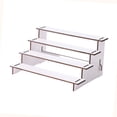 thumbnail image 4 of DOLITY Wood Display Riser Multipurpose Rustic Spice Rack for Candles Crafts Jewelry 4 Tiers, 4 of 9