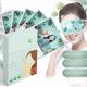 thumbnail image 4 of 5pcs Mugwort Steam Eye Stickers Self Heating Relieve Fatigue Hot Compress Disposable Wormwood Sleeping Eye Patch, 4 of 5