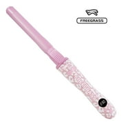 Freegrass B1 Rotating Curling lron -Pink Panther Smooth Handle,2024 Gift Choice Clear Comfort