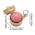 thumbnail image 4 of Food Inspired Push Button Clicker Fidget Toys for Adults Matte Plastic Mechanical Click Gadget Handheld Bun Shape Office Desk Accessory Pressure Relief Tool 1 Pack, 4 of 8