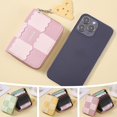 thumbnail image 2 of Leather Wallet Small Mini Cute Coin Purse Short Zipper Credit Card Holder, 2 of 8