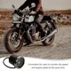 thumbnail image 3 of Motorcycle Tachometer Motorcycle Instrument Mechanical Kilometer Mile Speedometer Tachometer, 3 of 3