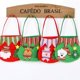 thumbnail image 5 of Bolsa de dulces de mano de Navidad, bolsa de almacenamiento de regalo, contenedor de dulces, bolsas de manzana. (rojo+verde)(4 piezas), 5 of 5
