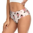 thumbnail image 2 of Fotbe Dachshund Dog Heart Calzones Estampados para Mujer – Ropa Interior de Algodón, Cómoda, Suave y Elástica-Medium, 2 of 6