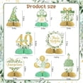 thumbnail image 6 of 8 Pieces 40th Birthday Honeycomb Centerpieces Sage Green, Happy 40th Birthday Table Decorations for Women Men, Cheers to 40 Years Table Toppers, Forty Years Birthday Party Supplies, 6 of 6