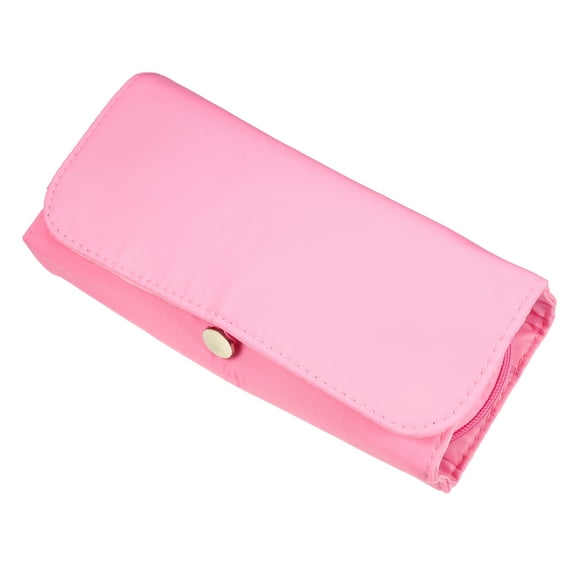 Vocoste 1 Pcs Travel Makeup Bag Makeup Brush Holder Portable Makeup Organizer Bag Waterproof Pink