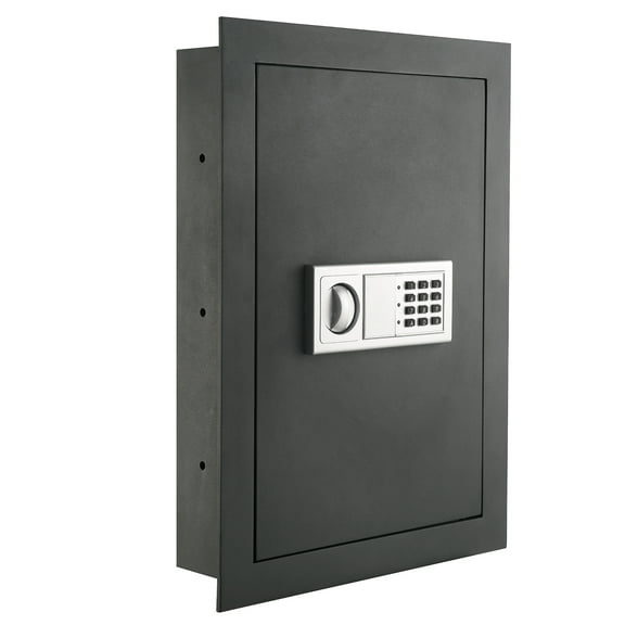 Paragon Lock & Safe 7725 Superior Wall Safe, Electronic and Key Lock Wall Safe for Jewelry Security