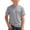 Grey, variant on HXWCHs Boys' Cotton Short Sleeve Crewneck T Shirt Kids Summer Workout Tops Dark Green 8-9 Years