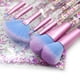 thumbnail image 2 of Juego de brochas de maquillaje de cristal transparente de 7 piezas con bolsa de almacenamiento herramienta de maquillaje de moda, 2 of 7