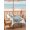 Beige, variant on Outdoor Tablecloth with Umbrella Hole and Zipper, Teal Grey Pumpkins Fall Rectangle Table Cloth 54x80 Inch Waterproof Tablecloth, Thanksgiving Eucalyptus Vintage Picnic Table Cover for Patio Camping