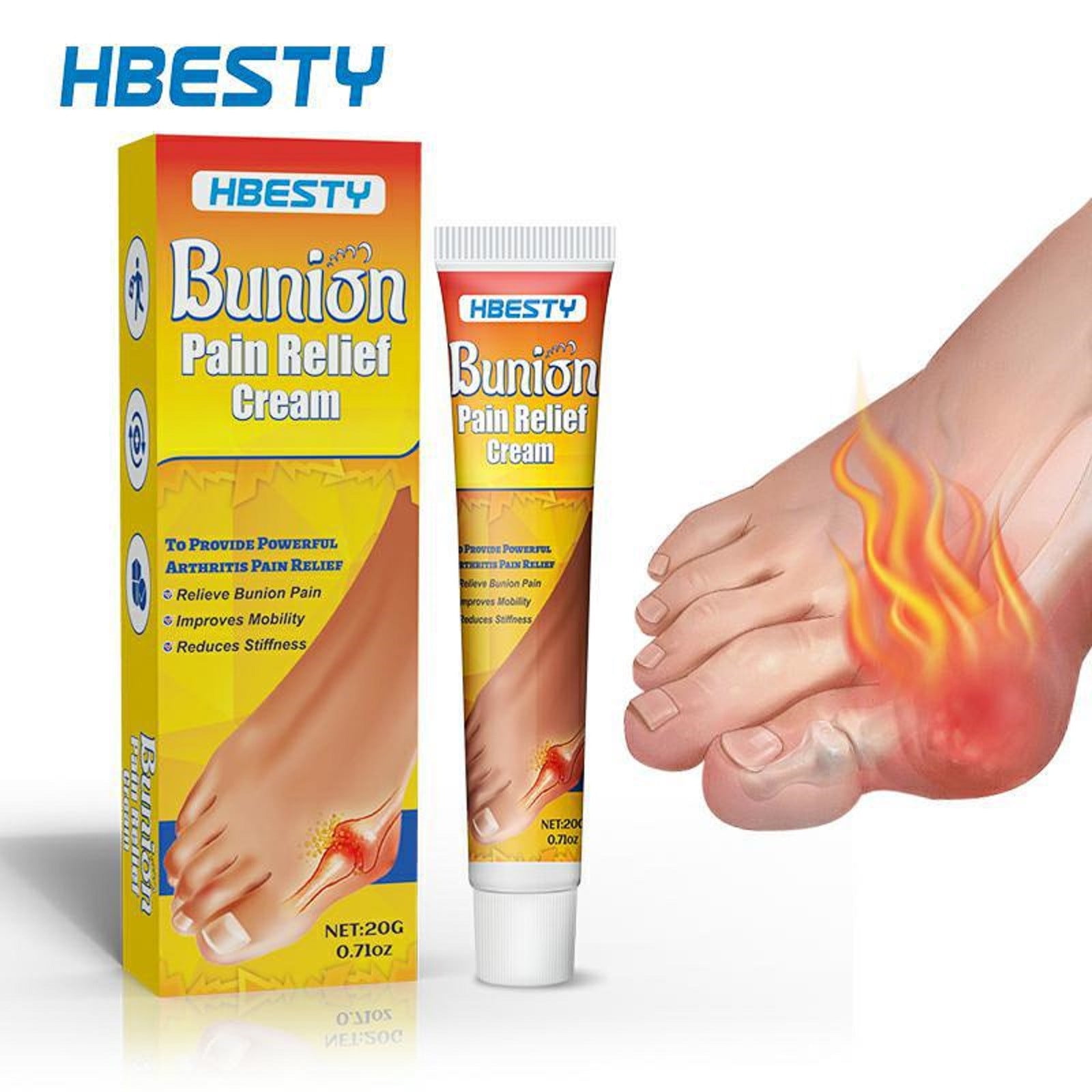 Bunion Massage Cream，Herbal Joint Care CoolingGel，bunion Pain Relief