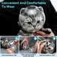 thumbnail image 4 of Bozal para Gatos para Acicalamiento, Casco con Bozal Transpirable para Gatos con 4 Zapatos de Silicona, Casco de Astronauta para Gatos, Casco Antimordeduras para Gatos S, 4 of 7
