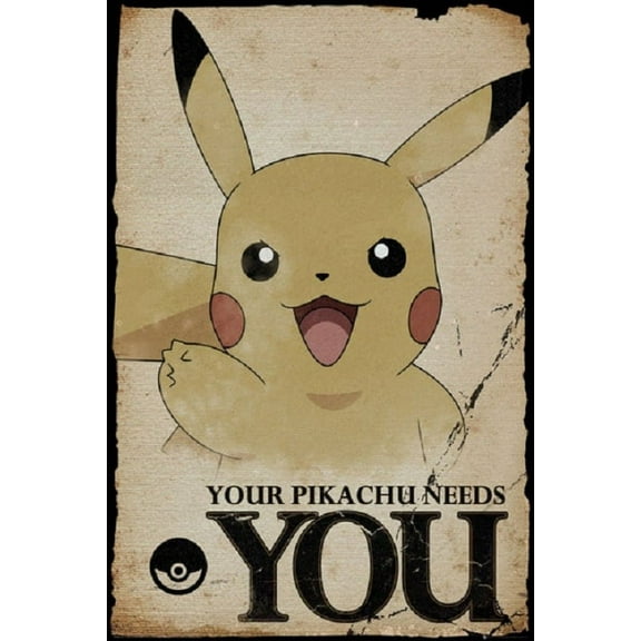 Pokemon - Pikachu Needs You Laminated Poster (24 x 36)