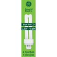 thumbnail image 3 of GE 97597 (12-Pack) F13DBX/841/ECO4P 13-Watt Quad-Tube Compact Fluorescent Light Bulb, Cool White 4100K, 900 Lumens, T4 Shape, G24q-1 4-pin Base, 3 of 3