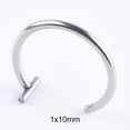 thumbnail image 4 of Lip Ring No Piercing Stainless Steel Decorative Fake Nose Ring Faux Lip Hoop, 4 of 10