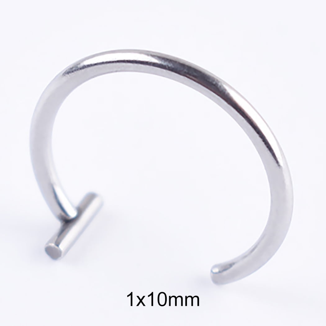 Lip Ring No Piercing Stainless Steel Decorative Fake Nose Ring Faux Lip Hoop Walmart