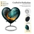 thumbnail image 3 of Enchanted Forest Monarch Heart Shaped Urns For Human Adult Male - Urn For Adult Female Ashes - Mom Urns For Human Ashes - Funeral Urns For Adult Ashes Women - Urns For Adult Ashes Men 3 Inches, 4 Pcs, 3 of 5