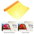 thumbnail image 4 of WORGEOUS 30×120CM Car Light Film Tint Film Sheet Decoration Decals for Headlight Rear Light Taillight Fog Lamp ( Orange ), 4 of 9