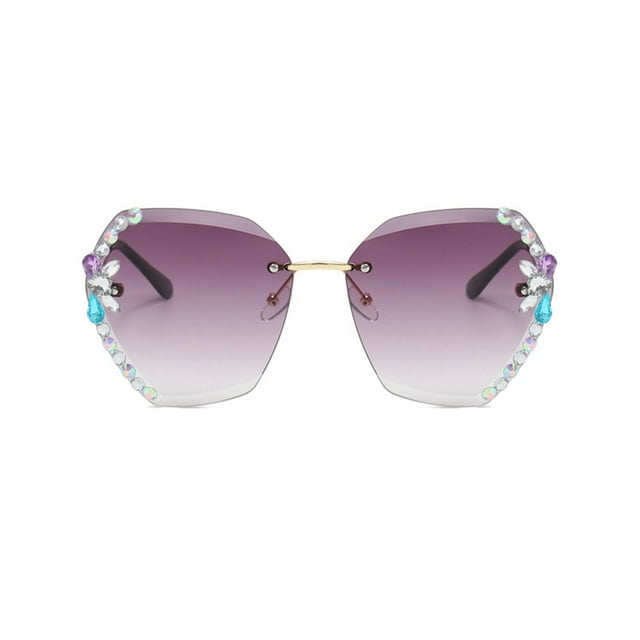 Youkk Lunettes Sans Monture Fournitures Extérieures Protection Solaire Multifonction Protecteur pour Femmes Finition Soignée Type 2