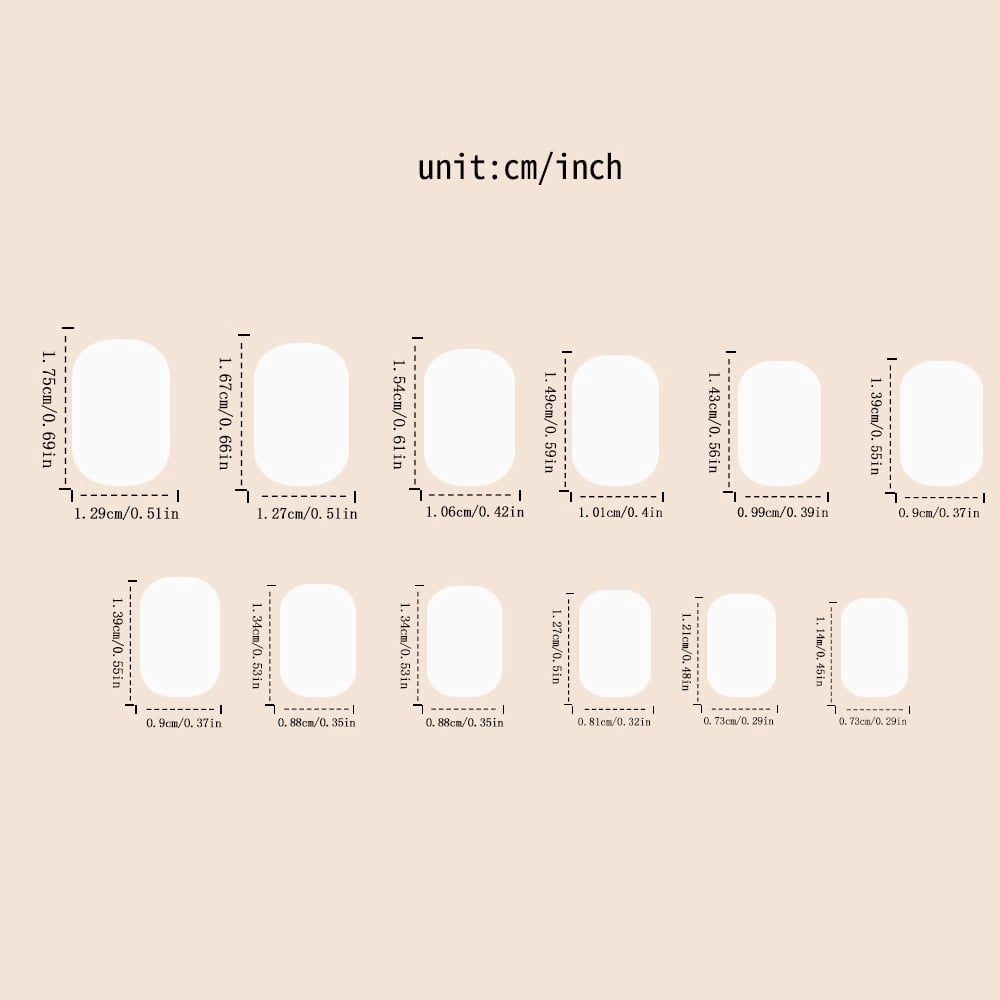 24Pcs Christmas Press On Nails Short Square – picture 6